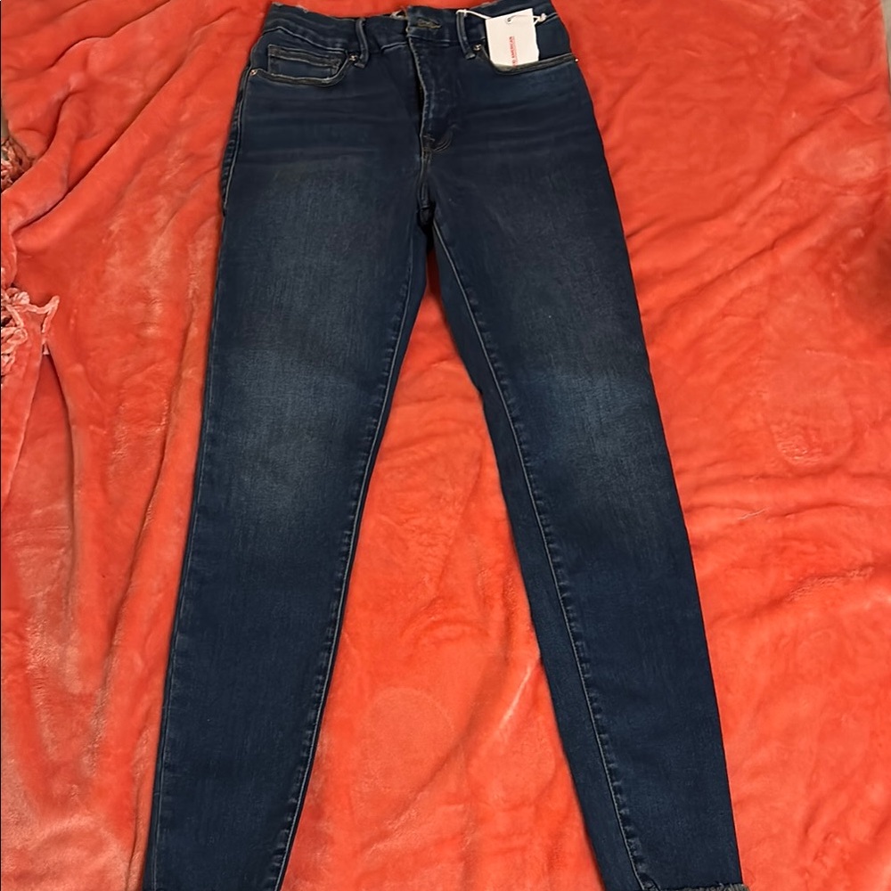 Women's Dark Blue Jeans